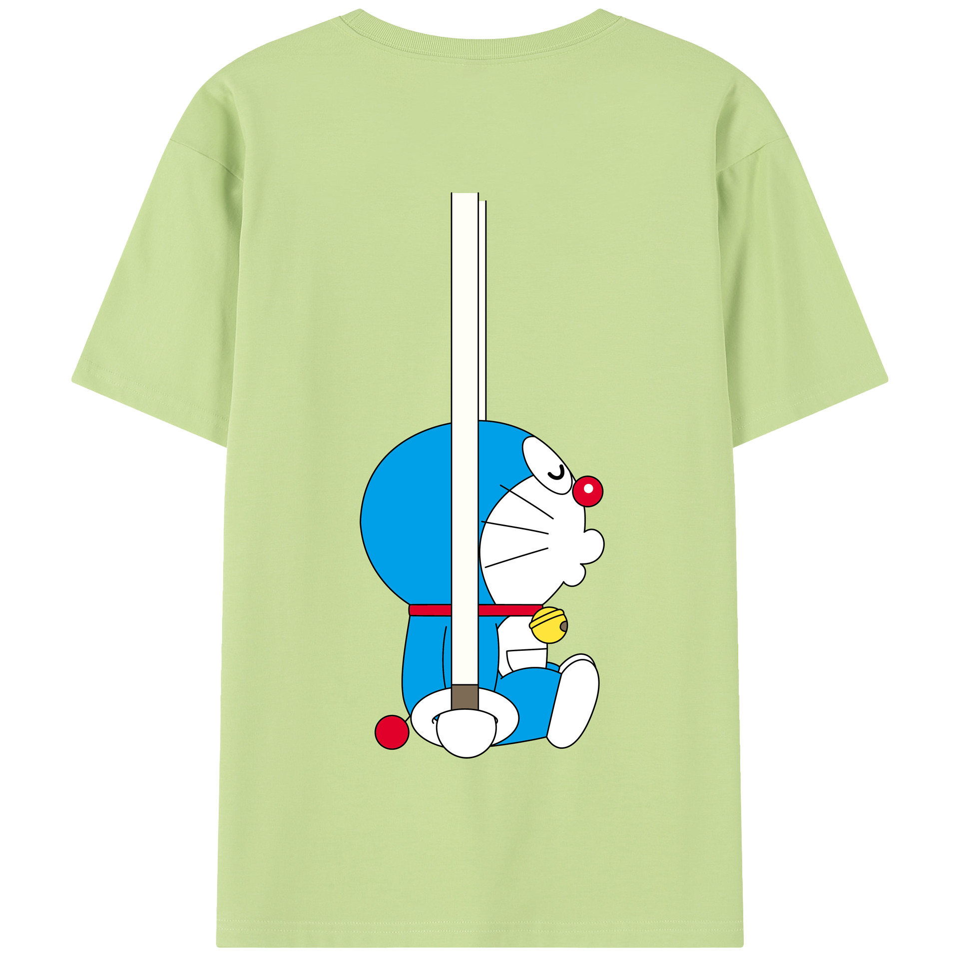 （画像用） ドラえもん Doraemon 綿100％半袖Tシャツ（背面プリント）